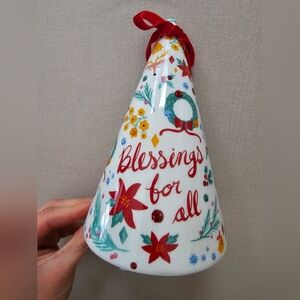 NWT Kohls St. Nicholas Square Ceramic Christmas Tree Blessings For All